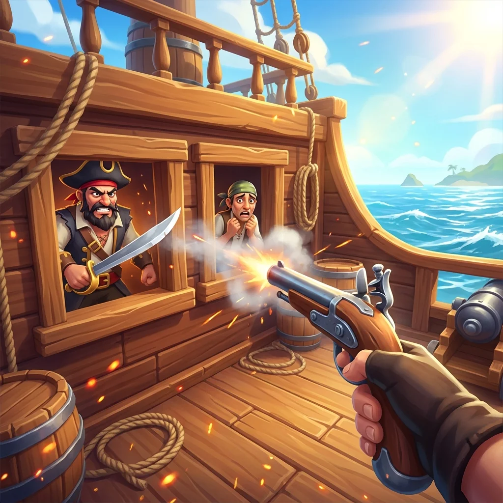 Pirate Hunt 3D | Pixelsurf AI